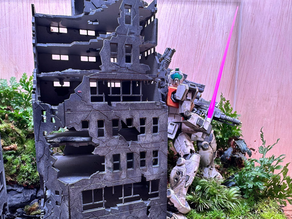 GUNPLA TERRARIUM - Urban Battle (Skybox 36x22x26cm)