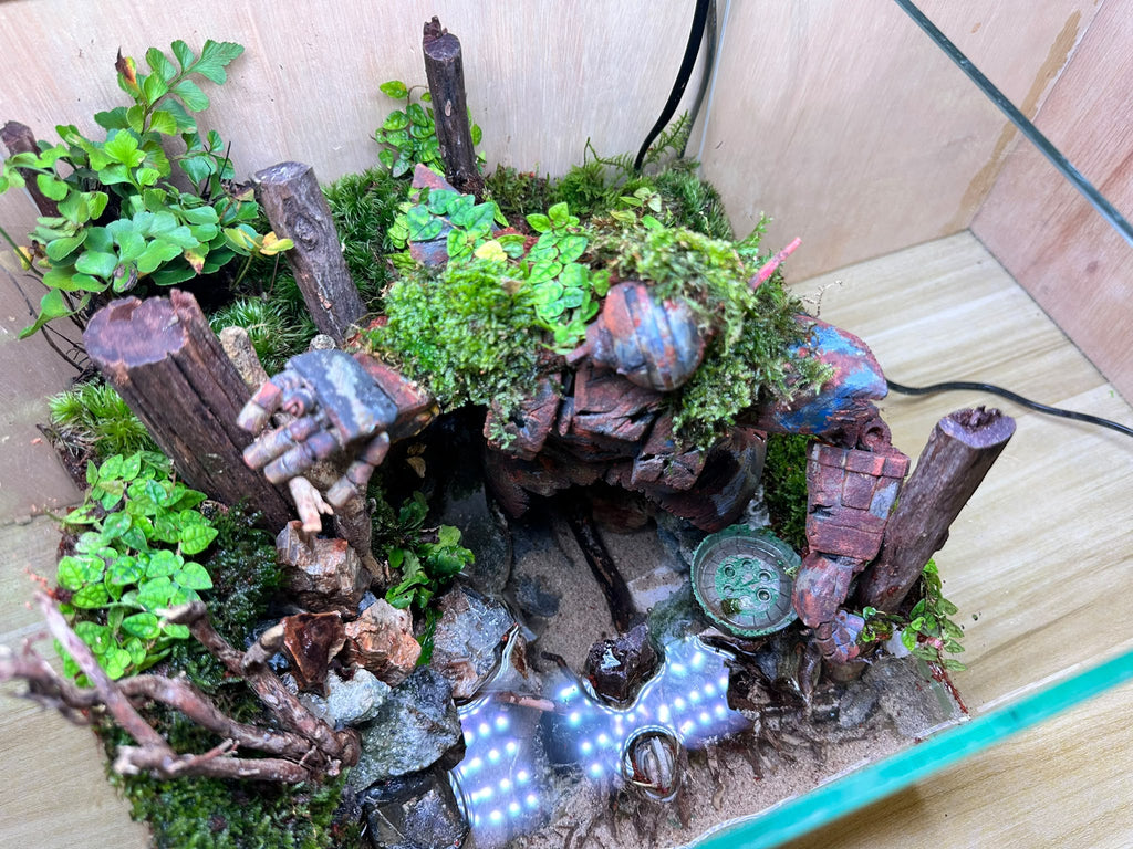GUNPLA PALUDARIUM - Rusty Zeong (30 x 30 x 30cm)