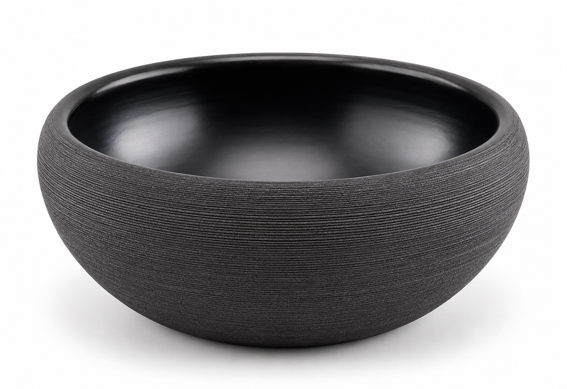 Lily Pot (Ceramic / Dark Brown)