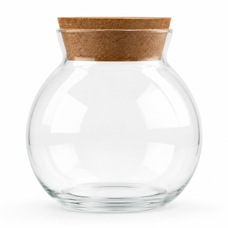 EDENS GARDEN Glass Jar (Cork Lid)