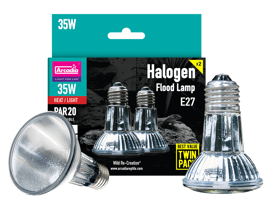 Halogen basking bulb clearance