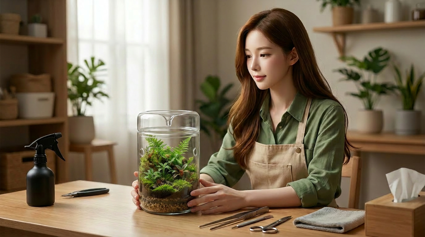 Closed Terrarium Care