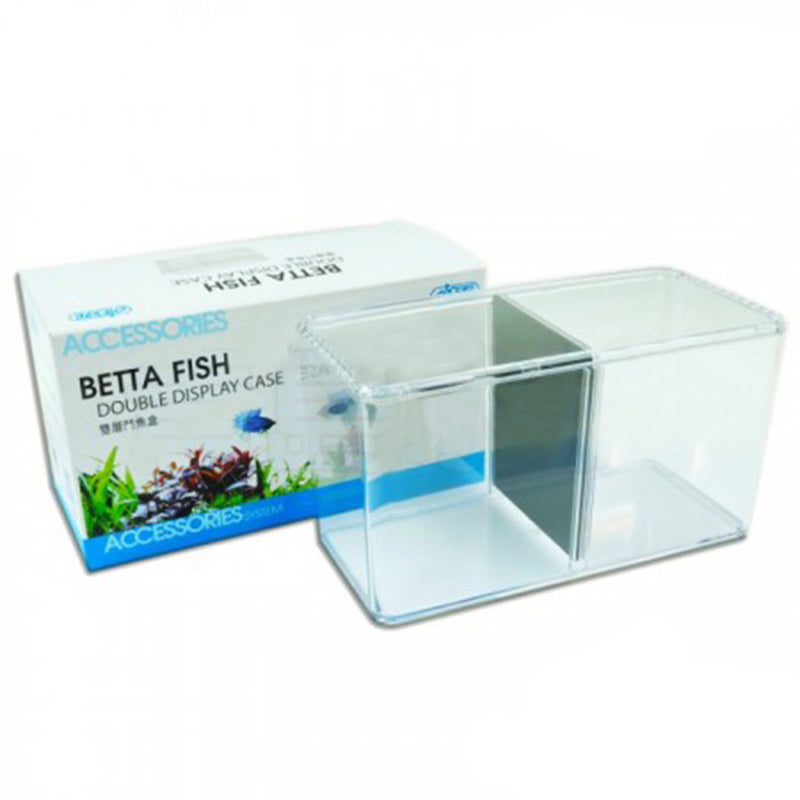 ISTA Betta Fish Double Display Case
