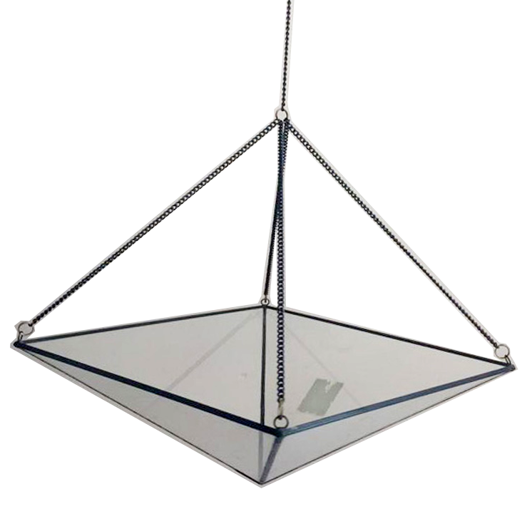 TERRA POTS Geometric Terrarium Hanging Tray (29x29cm / L)