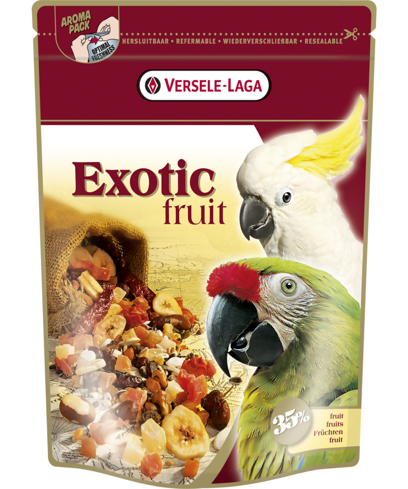 VERSELE-LAGA EXOTIC FRUITS - FruitMix for Parrots Expert (600g)