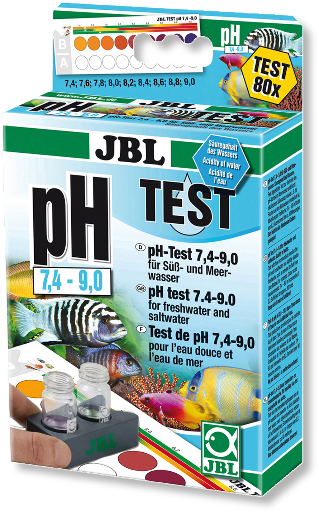 JBL pH Test Set (7.4 - 9.0)