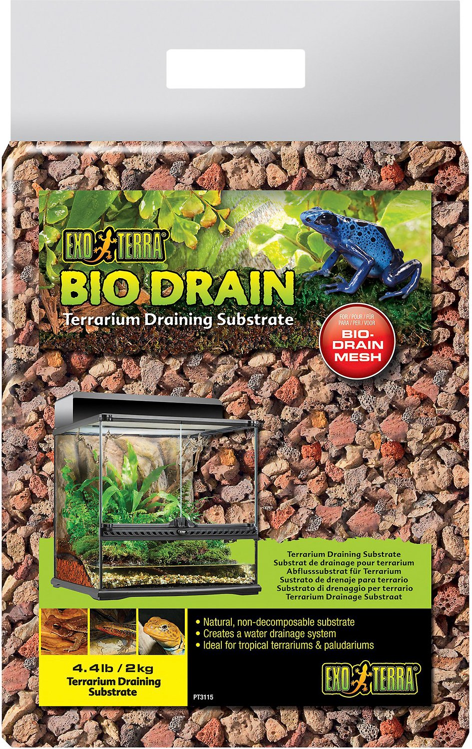 EXO-TERRA BioDrain Terrarium Substrate (2KG)