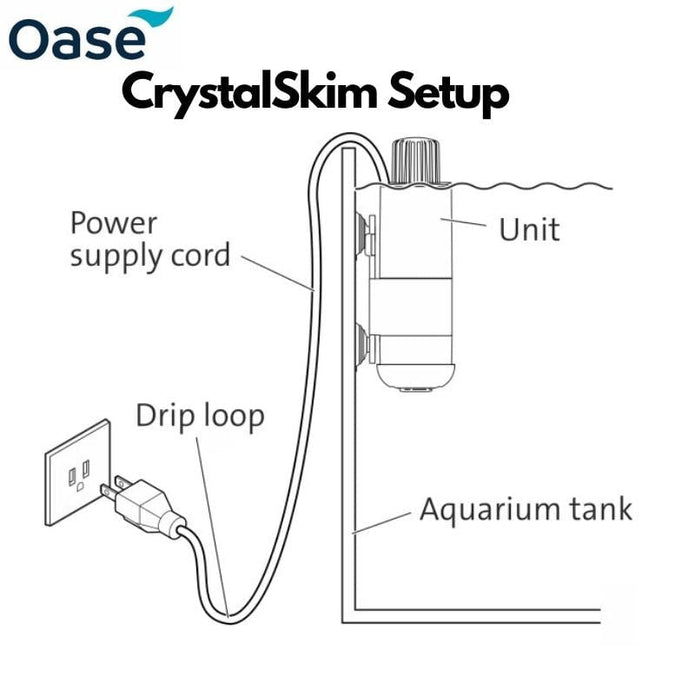 OASE Surface Skimmer CrystalSkim (350/600)