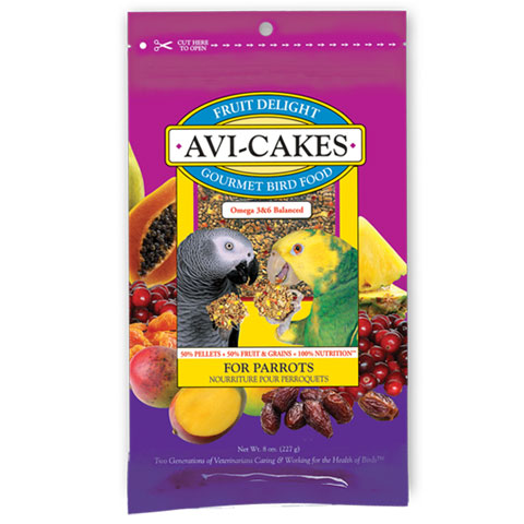 LAFEBER AVI-CAKES FRUIT DELIGHT (Parrots / 8oz / 86230)