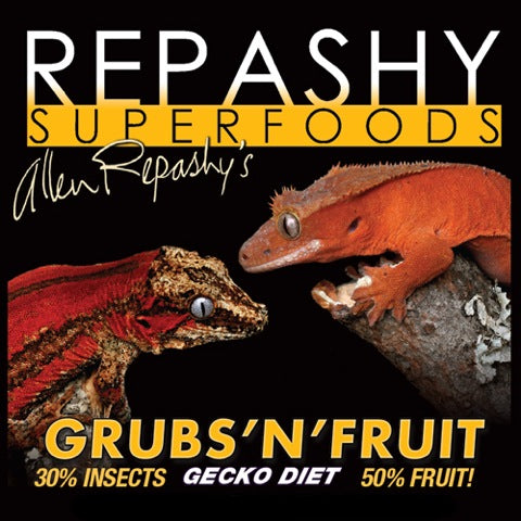 REPASHY Gecko Diet Grubs & Fruit (3oz)