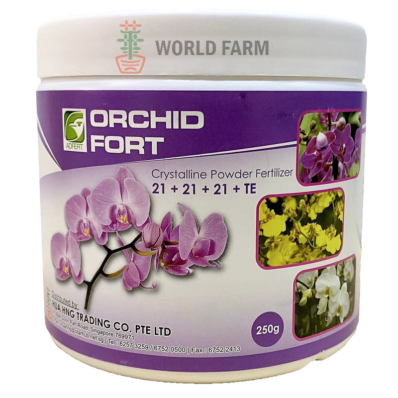 ADFERT Orchid Fort Fertilizer (NPK 21-21-21+TE / 250g)