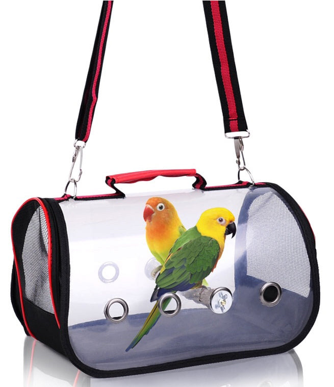 FIDS-PLAY BIRD CARRIER (Sling Bag / Transparent)