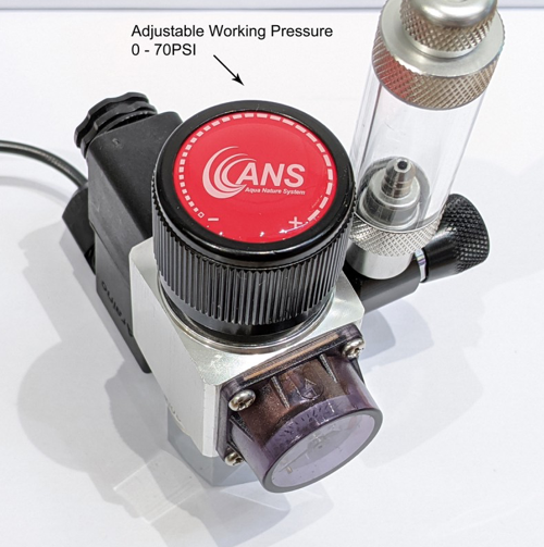 ANS PRO II CO2 Regulator Compact (Dual Stage with Soleniod)