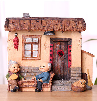 TERRA Old Couple (At Home 1 / 19x8x15cm)