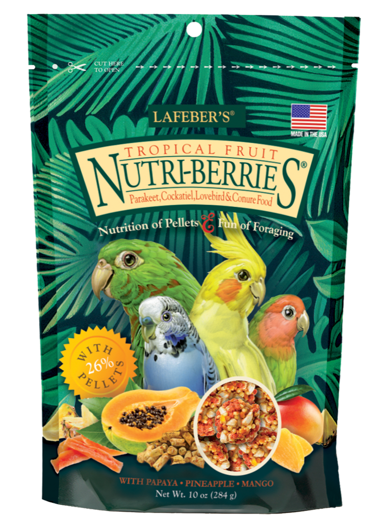 LAFEBER GOURMET Nutri-Berries (Tropical Fruit / Cockatiel / 10oz / 82640)