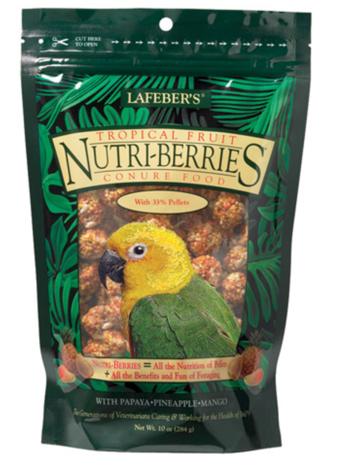 LAFEBER GOURMET Nutri-Berries (Tropical Fruit / Conure / 10oz / 82645)