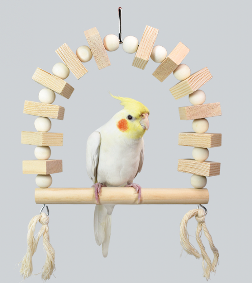 FIDS-PLAY CHEWABLE SWING (Beads and Log)