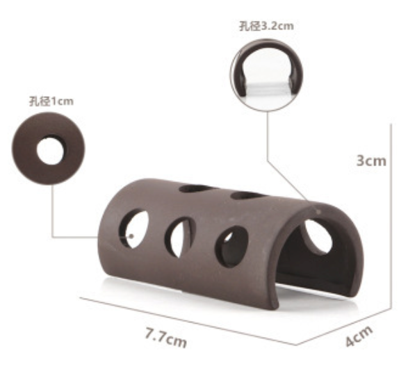 GUSH Half Cylinder (7.7 x 4 x 3cm)