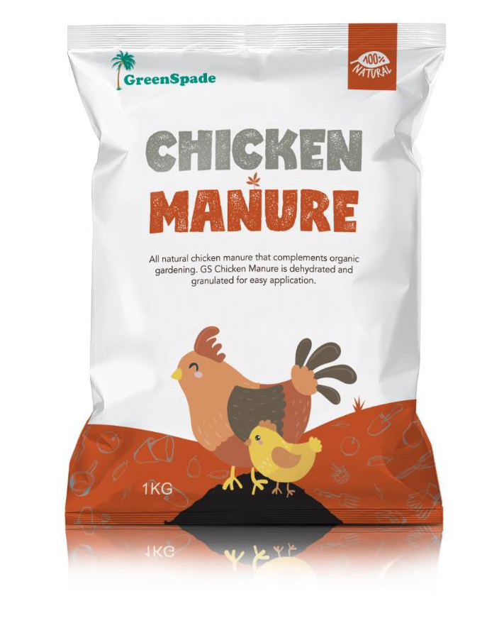GREENSPADE Composted Chicken Manure (1Kg)
