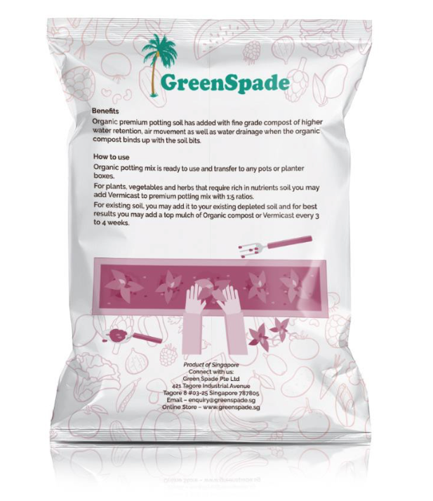potting mix singapore GREENSPADE Organic Potting Soil (5L) – Green Chapter