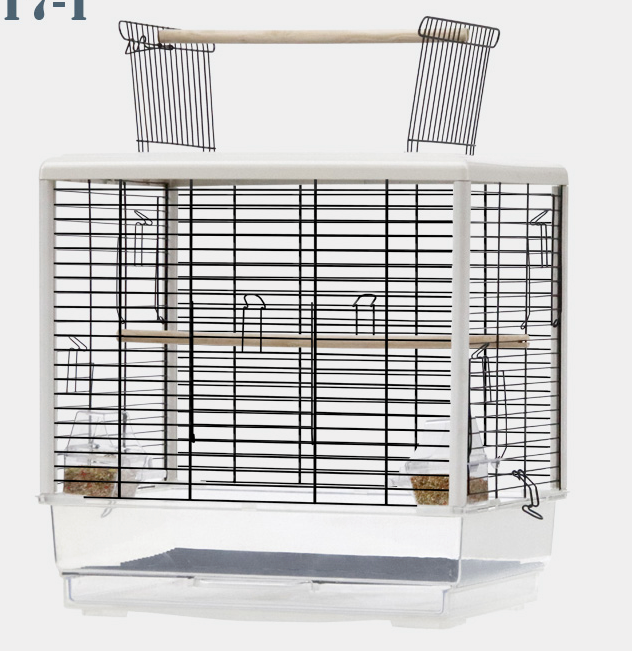 YUEDI Bird Cage (PE17 Series / WHITE / 47x35x47.5-61cm)