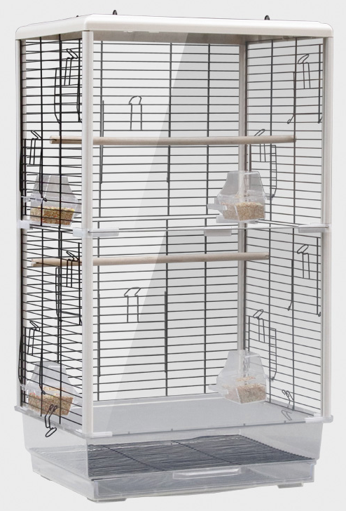 YUEDI Bird Cage (PE18 Series / WHITE / 47x35x80cm)