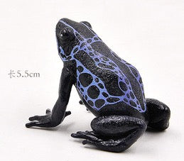 GCS Figurine Blue & Black Pioson Dart Frog (5.5cm)