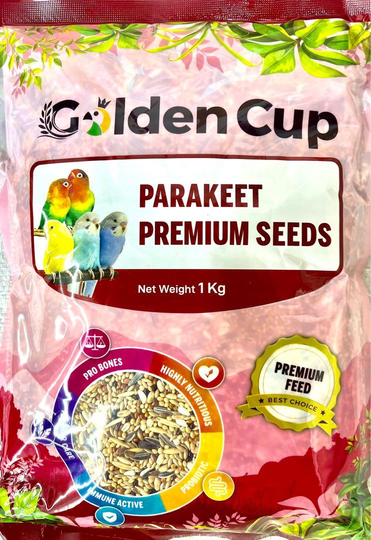 GOLDEN CUP Seeds  Premium Parakeet Mixture (1kg)