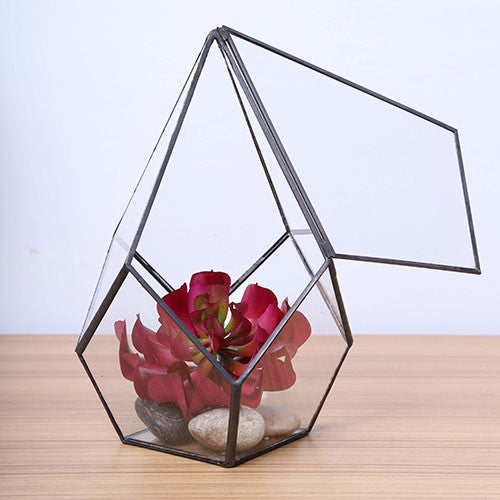 TERRA POTS Geometric Terrarium #22BL (24cmH / DiaTower L no Door)