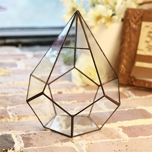 TERRA POTS Geometric Terrarium #4B (Diamond L)